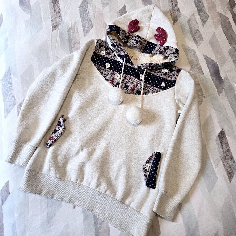 Reindeer Antler Fall/Winter Hoodie Pullover